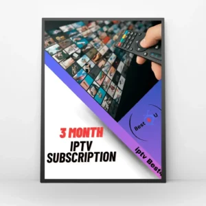 IPTV subscription 3 Months